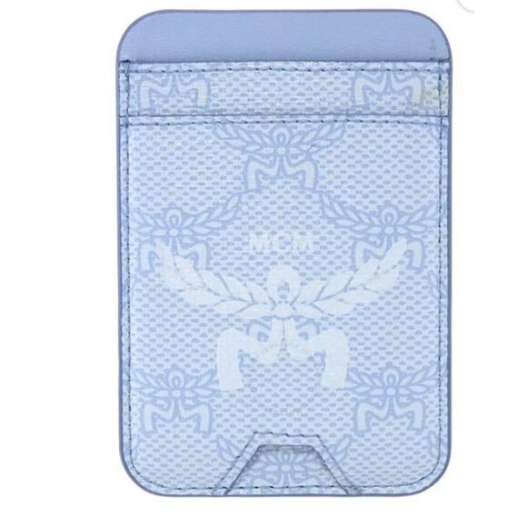 151. MCM Light Blue Himmel Card Case - Picture 1 of 8